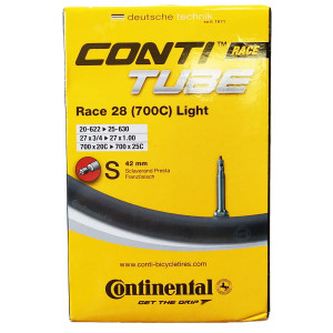 Камера Continental Race 28 Light 700х20-25 mm вело нип. 42 mm 84 гр. (01818210000) 