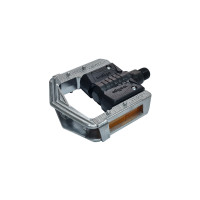 Педали Wellgo F284DU 6-160284 складные, широкие, пластик, черный