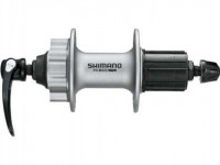 Втулка задняя Shimano Deore, M525A, 36 отверстий, 8/9/10 скоростей, QR, 6-болтов