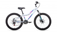 Велосипед Forward Iris 24 2.0 D белый/розовый рама 12" (2022)