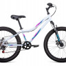 Велосипед Forward Iris 24 2.0 D белый/розовый рама 12" (2022) - Велосипед Forward Iris 24 2.0 D белый/розовый рама 12" (2022)