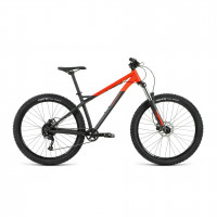 Велосипед Format 1314 Plus 27.5" черный-мат/красный-мат рама: S (2023)