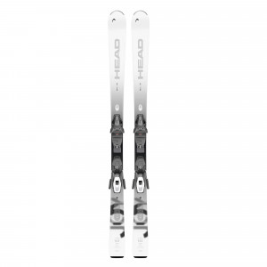 Горные лыжи Head e.Real Joy SLR Joy Pro + креп. Joy 9 GW SLR Brake 85 [H] white/grey (2025) 