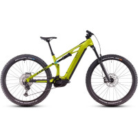 Велосипед Cube Stereo Hybrid One44 HPC Race 800 29" flashlime´n´blue рама: L (2025)