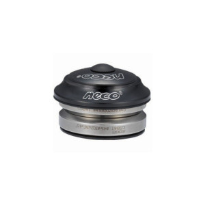 Рулевой набор NECO 6-190373 H50 1-1/8&quot; IS41.2/28.6 IS41.2/30 интегрированный безрезьбовой, картридж подш(OD41x36°x45), чашки сталь, черный 