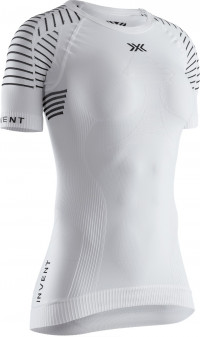 Футболка женская X-Bionic Invent 4.0 LT SHIRT ROUND NECK SH SL Arctic White / Dolomite Grey