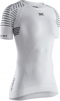 Футболка женская X-Bionic Invent 4.0 LT Shirt Round Neck SH SL Arctic White / Dolomite Grey