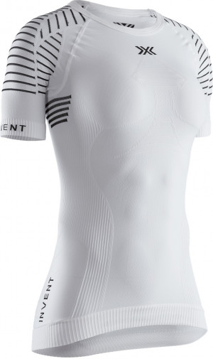 Футболка женская X-Bionic Invent 4.0 LT Shirt Round Neck SH SL Arctic White / Dolomite Grey 