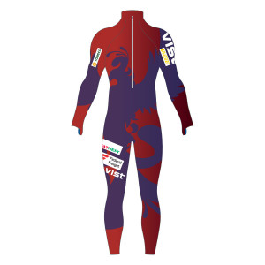 Спусковой комбинезон без защиты Vist RC Suit FIS no Pads Adult RUS SKI TEAM KDKDKD (2024) 