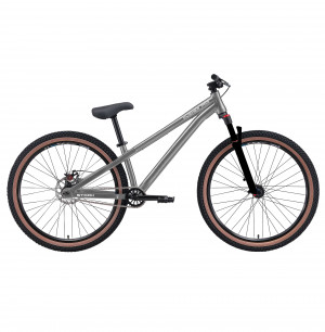 Велосипед Stark Pusher Pro HD 26 лакированный алюминий/белый рама: S (2026) 