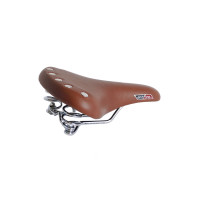 Седло VELO 6-148114 END ZONE комфорт "ретро" 268х221мм VL-8114 гелевое c пруж. коричневое