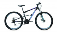 Велосипед Forward Raptor 27.5 2.0 disc черный/фиолетовый (2021)