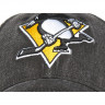 Бейсболка Atributika&Club NHL Pittsburgh Penguins серая (55-58 см) 31239 - Бейсболка Atributika&Club NHL Pittsburgh Penguins серая (55-58 см) 31239