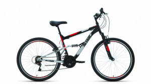 Велосипед Altair MTB FS 26 1.0 черный/красный Рама: 18&quot; (2021) 