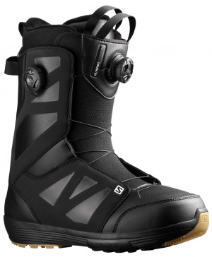 Ботинки для сноуборда Salomon Launch BOA SJ Black/Black/White SR (2022) 