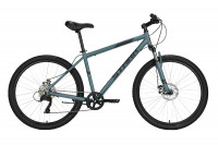 Велосипед Stark Respect 26.1 D Microshift серый/черный (2021)