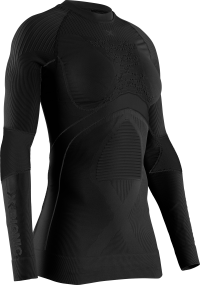 Термофутболка женская X-Bionic Energy Accumulator 4.0 Shirt Round Neck LG SL WMN black/black B026