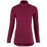 Футболка женская Scott 1/4 Base Dri Zip sangria purple - Футболка женская Scott 1/4 Base Dri Zip sangria purple