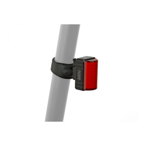 Фонарь AUTHOR 8-12039975 задний диоды повыш. ярк. COB LED 100люмен 7ф. A-SQUARE Li-pol/500 mAh USB-заряд.+кабель, LOW battery indicat, 29гр, красный 