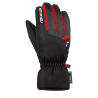 Перчатки горнолыжные Reusch Bennet R-Tex XT Junior black/black melange/fire red (6461206)