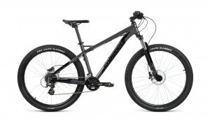 Велосипед Forward Quadro 27,5 3.0 HD черный матовый/черный рама 19&quot; (2022) 