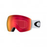 Горнолыжная маска Oakley Flight Deck L / prizm snow torch iridium Glazen / matte white Koord - Горнолыжная маска Oakley Flight Deck L / prizm snow torch iridium Glazen / matte white Koord