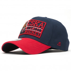 Бейсболка Atributika&amp;Club ХК ЦСКА темно-синяя (55-58 см) 950131 