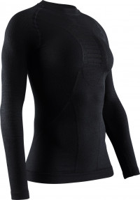 Футболка женская X-Bionic Apani Merino Shirt 4.0 Round Neck Lg Sl black/black