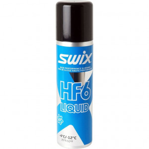 Парафин Swix HF06X BLUE -4/-12 жидкий высокофтористый парафин (аэрозоль) 125мл 