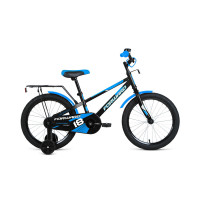 Велосипед Forward Meteor 18 черный/синий (2021)