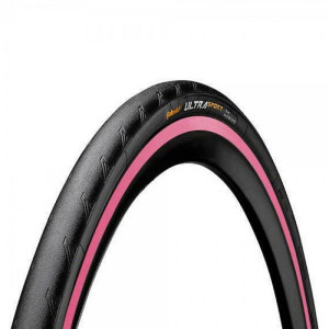 Велопокрышка Continental 28&quot; Ultra Sport 2 foldable black/pink 3/180Tpi 700x25mm 280гр (01501770000) 