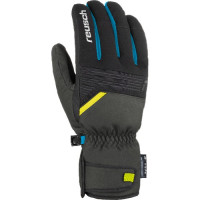 Перчатки горнолыжные REUSCH Bradley R-Tex XT Dark Granite/Safety Yellow