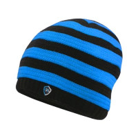 Шапка детская водонепроницаемая DexShell Children Beanie Stripe синяя (2023)