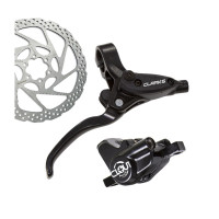 Торм. набор гидр. CLARKS 3-625 диск. пара перед+зад. CLOUT PLUS (минерал. масло, ротор 180+160мм+торм.ручка на 3 пальца+увелич. поршень, VX811) 300г