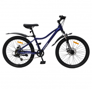 Велосипед Avenger A241D 24" синий/белый рама: 13" (2026) 
