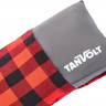 Туристическая подушка в чехле Tanvolt красная/черная - Туристическая подушка в чехле Tanvolt красная/черная