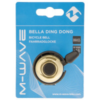 Звонок M-Wave Bella Ding-Dong 5-420053 мини D=33 мм, латунь/пластик, золотистый