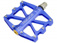 Педали MALAGE mlg-CK518 алюминиевые CNC, сменные шипы, синие