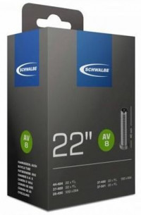 Велокамера 22" Schwalbe AV8 22'х1 3/8-1 1/2 28/44-484/501 IB AGV 40mm (05-10417310) Велокамера 22" Schwalbe AV8 22'х1 3/8-1 1/2 28/44-484/501 IB AGV 40mm (05-10417310)