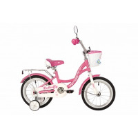 Велосипед Novatrack Butterfly 14" розовый (2023)
