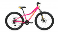 Велосипед Forward JADE 24 2.0 D розовый / золотой рама 12" (2022)