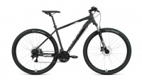 Велосипед Forward Apache 29 3.2 HD черный матовый/серебристый рама 17" (2022)
