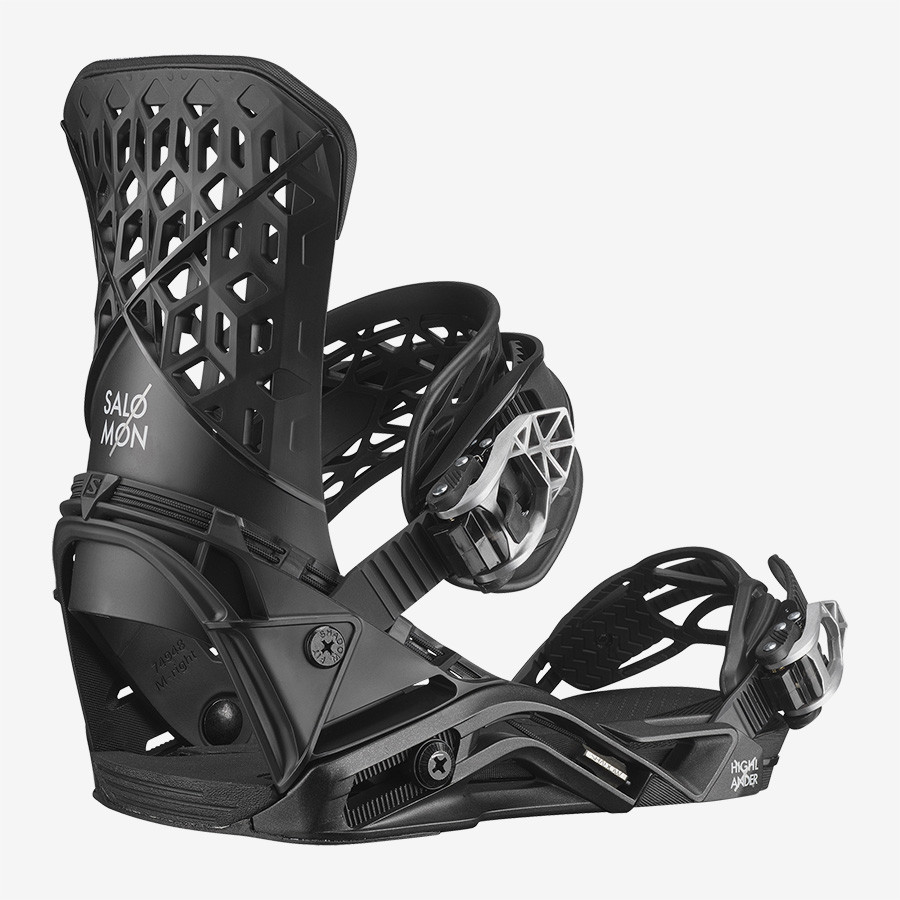 Крепления для сноуборда Salomon Highlander black (2021) купить со ...