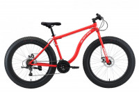 Велосипед Black One Monster 26 D красный/белый (2021)