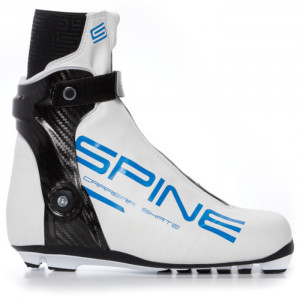 Лыжные ботинки Spine NNN Carrera Skate (598/2 S) (белый/голубой) (2022) 