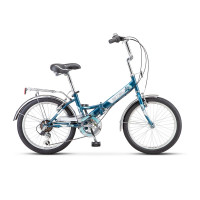 Велосипед Stels Pilot-350 20" Z010 синий рама: 13" (2023)