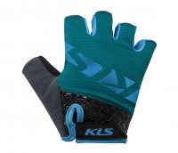 Перчатки KLS LASH BLUE XS, лёгкие и прочные, ладонь из синтетической кожи с гелевыми вставками