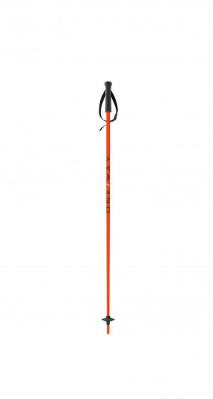 Палки горнолыжные One Way Junior High neon orange (OZ35221) 