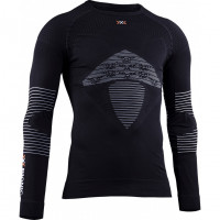 Термофутболка X-Bionic Energizer 4.0 Round Neck Lg Sl opal black/arctic white Men