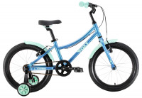 Велосипед Stark Foxy 18 Girl сине-бирюзовый (2022)